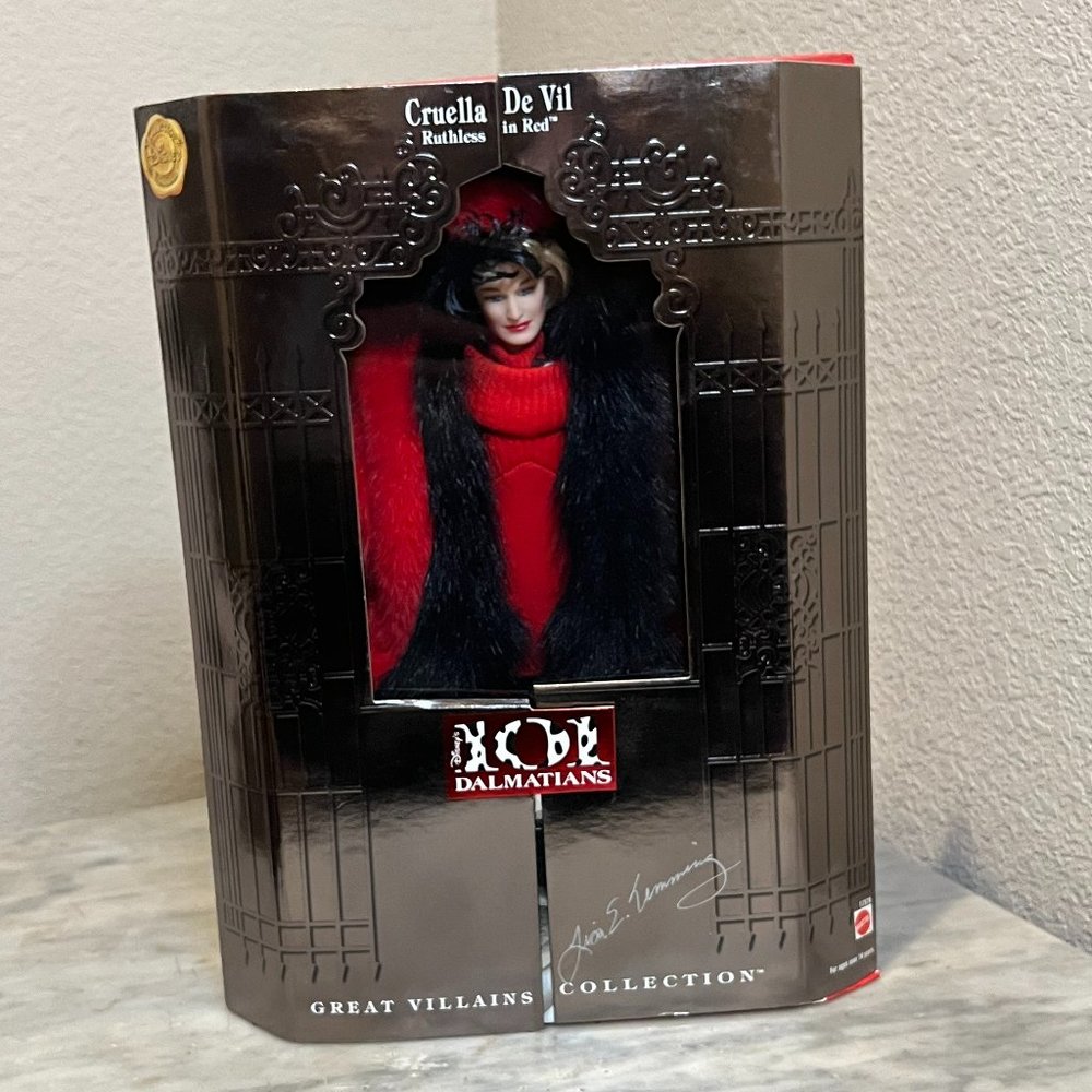 Cruella De Vil - Ruthless in Red -Signed